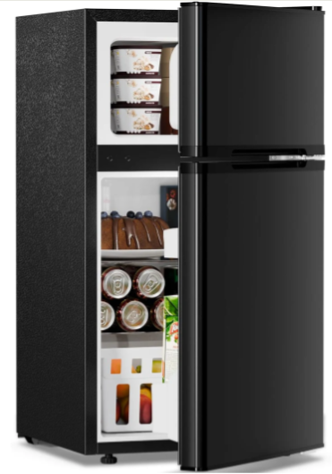 Kismile 3.2 Cu.Ft,Mini Refrigerator with Freezer F5887