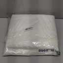 Ascoza 2pack 90x132 Inch Ivory Rectangular Tablecloth 8 Feet Table Cloth in Polyester Fabric for Wedding/Banquet/Restaurant/Parties