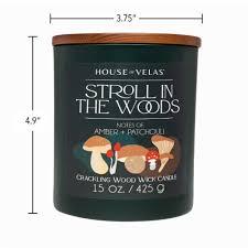 HOUSE OF VELAS CRACKLING WOODEN WICK CANDLE (Pack of 2)
