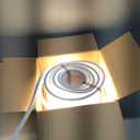 LED Strip Lights Warm White 3000K,98.4ft 110-120V Neon Rope Lights,Flexible Silicone Outdoor Waterproof Neon Strip Lights for Bedroom,Mirror,Kitchen Cabinet, Living Room,Halloween Decor