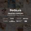 Bedsure White Duvet Cover King Size - 3 Pieces Prewashed Cotton-Like Polyester Extra Soft Bedding Set, Includes 1 Duvet Cover 104x90 Inches with Zipper Closure & 2 Pillow Shams, Comforter Not Included