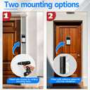Anti-Theft Video Doorbell Mount Compatible with Ring/Blink Wireless Camera Doorbell, Adjustable Angle Mount No-Drill Battery Doorbell Bracket Accessories for Houses, Apartments, Businesses