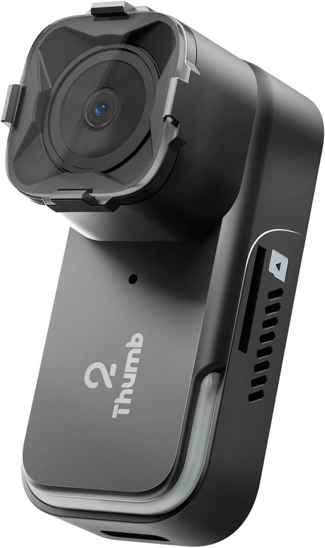 RunCam Thumb 2 FPV Mini Action Camera 4K60FPS 27g Remote-Control Recording with Gyroflow Stabilization ND Filter for FPV Drone Cinewhoop Airplane RC Car (Thumb 2)