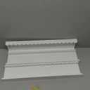 Nursery Book Shelves, 4-Pack White Floating Shelves for Wall Kids, Scalloped Shelves, Wall Book Shelves for Bedroom Kids, Toddler Room, Baby Room, Nursery Decor (23 Inches)