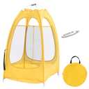 ROYALAY Portable Disc Golf Basket with Storage Bag for Adults Children, Foldable Frisbee Golf Baskets Set Divided into 4 Areas for Practice