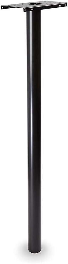 Architectural Mailboxes 7516B-10 Pacifica In-Ground Steel Mailbox Post, Alloy Steel, One Size, Black