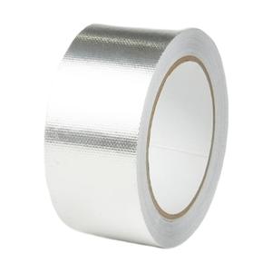 2in x 66ft Reinforced Aluminum Fiberglass Tape High Temperature Resistant Muffler Tape Suitable for Piping/HVAC/Automotive/Heat and Sound Insulation Repair
