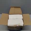 JOLLY CHEF 200 Pack Disposable Paper Napkins, Soft Bathroom Napkins for Guests, 2-Ply White Paper Hand Towels for Halloween, Wedding, Thanksgiving