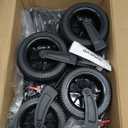 Collapsible Wagon Carts 570LBS Weight Capacity Foldable Beach Wagon with Big All-Terrain Wheels 330L Heavy Duty Utility Carts with Cup Holders for Camping, Garden, Sports, Grocery Black (Blcak)