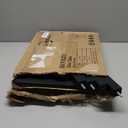 HOOBRO End Table, Small Side Table with 2-Tier Storage Shelves, Nightstand with Faux Rattan Decoration, for Small Space, Living Room, Bedroom, Black BK91BZ01