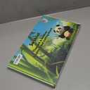 Cutting Boards for Kitchen - Food Grade Double Sided Pure Titanium& Bamboo Chopping Board with Handle, Slip resistant Non-toxic Charcuterie Board Housewarming Gifts (1611)