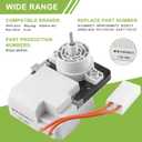 AMI PARTS Upgrade W10464673 Refrigerator Evaporator Fan Motor Fit for Whirl-Pool May-tag Replace 3020513, WPW10464673, AP6021839, PS11755167, PS7320664
