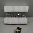 Glass Carafe with Bamboo Lid,35 Oz Beverage Dispensers Carafe,Mimosa Bar Supplies,Clear Glass Pitcher with Name Labels for Iced Tea,Coffee,Juice(Set of 4)