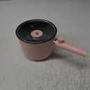 Topwit Hot Pot Electric, 1.5L Ramen Cooker, Portable Non-Stick Frying Pan, Electric Pot for Pasta, Steak, BPA Free, Electric Cooker with Dual Power Control, Over-Heating & Boil Dry Protection, Pink (1.6 Quarts)