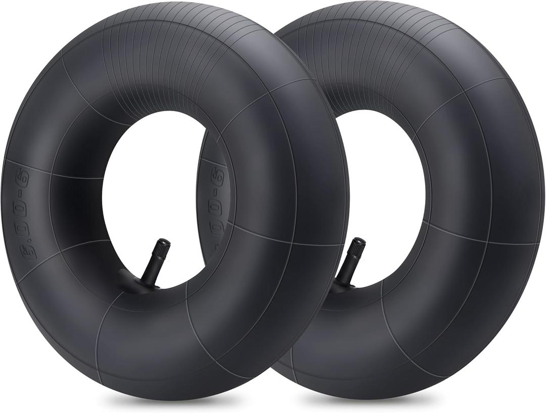 15x6.00-6" Replacement Lawn Mowers Inner Tubes with TR-13 Valve Stem for Wagons, Generators,Snow Blower,ATVs,Golf Carts, Yard Tractors and more