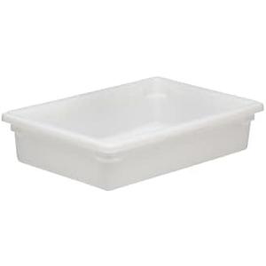 Cambro 18266P148, 8.75 Gal White Polycarbonate Food Storage Boxes, White (78575)