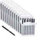 TrelaCo 96 Pcs Hearing Aid Ear Wax Guard Filter Cerumen Stop Cleaning Tool Accessories Hearing Aid Cleaning Kit with Carry Case Compatible with Phonak, Widex, Resound Wax Traps, 12 Packs