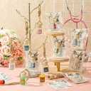 Vesici 24 Sets Nurse Practitioner Gifts for Woman Bulk 8ml Empty Car Diffuser Bottles with Thank You Cards Appreciation Gift for Rn Nicu Nurses Nursing Medical Assistant