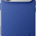 MOFT MOVAS Snap Case for iPhone 17 Pro Max, MagSafe Compatible, Soft-Touch Vegan Leather, Classic Minimalist Design, Lightweight, Stain-Resistant & Camera Protection, Sapphire