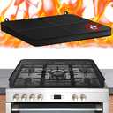 TOHONFOO Fireproof Gas Stove Top Covers, Waterproof Anti Dust Stove Top Covers for Gas Burners Fit Various Ranges Stoves for Kitchen, Washable Stove Top Cover, 30" x 21" Stovetop Cover