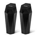 OUDEW Car Trash Can with Lid - 2-Pack, Interior Accessories for Vehicles, Leakproof Garbage Can with 30 Detachable Trash Bags, Multipurpose Organizers and Storage Solutions for Home and Office
