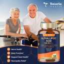 Totaria Alpha Lipoic Acid 1000mg - ALA Supplement Antioxidant for Neuropathy Support Nerve Health, Liver Detox, Antioxidant, Metabolism and Cell Energy, Anti-Aging - Non-GMO, Gluten Free, Vegan Safe