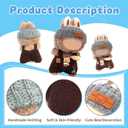3 Sets Clothes for Doll, Clothes Set for 17cm Dolls, Doll Clothes Suitable for Dolls Accessories (NO Doll)
