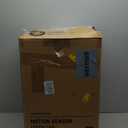 NINESTARS DZT-50-28 Automatic Touchless Motion Sensor Rectangular Trash Can, 13 Gal, Black Trim