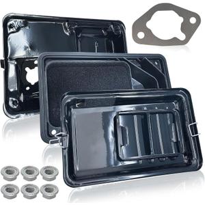 Air Filter w/Housing Cover Cleaner Assembly for Honda GX390 GX340 GX270 GX240 Clone Predator Champion Generac Wen ETQ Blackmax Ryobi 5000 6000 7000 8000 9000 Watt Coleman Powermate Generator (5KW)