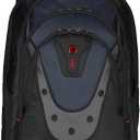 Wenger Ibex 17 inch Laptop Backpack, Men's and Women's Laptop Bag, Black/Gray/Blue