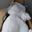 AM AEROMAX 22 22 Pillow Insert (Pack of 2) Memory Foam Throw Pillow Insert Sham Square for Decorative Cushion Bed Couch Sofa Without Deform After Longtime Use (White)