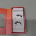 Lilly Lashes 3D Self Adhesive Eyelashes, No Lash Glue Needed, Body Heat Activated Press on Lashes, Reusable Self Adhesive Eyelashes Up to 5x, Easy to Apply & Remove (GoGetter)