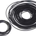 5 x Cassette Tape Machine Recorder Rubber Belt Repair Maintenance Mix Flat Cassette Tape for Recorders CD-ROM Video Machines DVD Drive,50Pcs (2mm)