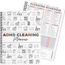 Adhd Cleaning Planner for Adults and Teens Adhd Cleaning and Organizing Planner Cleaning Schedule and Checklist Notebook List Daily Weekly Monthly for Home Chore Chart Adhd Daily Planner