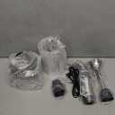 Mueller Multistick 5-in-1 Immersion Blender Handheld, 12 Speed Hand Mixer - Turbo Boost, Heaviest Duty Copper Motor, Titanium Blades Hand Blender, Milk Frother Wand, Whisk, Beaker, Chopper, Grey (Gray)