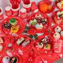 Atonofun Valentines Day Party Supplies, Valentines Day Plates and Napkins Set, Disposable Valentines Plates, Cups, Napkins and Forks for Valentine's Day, Engagements, Anniversary Party Serves 24