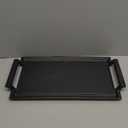 COVERCOOK Griddle Pan, Cast Iron Grill Hot Plate, Rectangular Grill with Flat Surface for Electric Stove Top and Induction Cooktop,16.7 x 9.1in