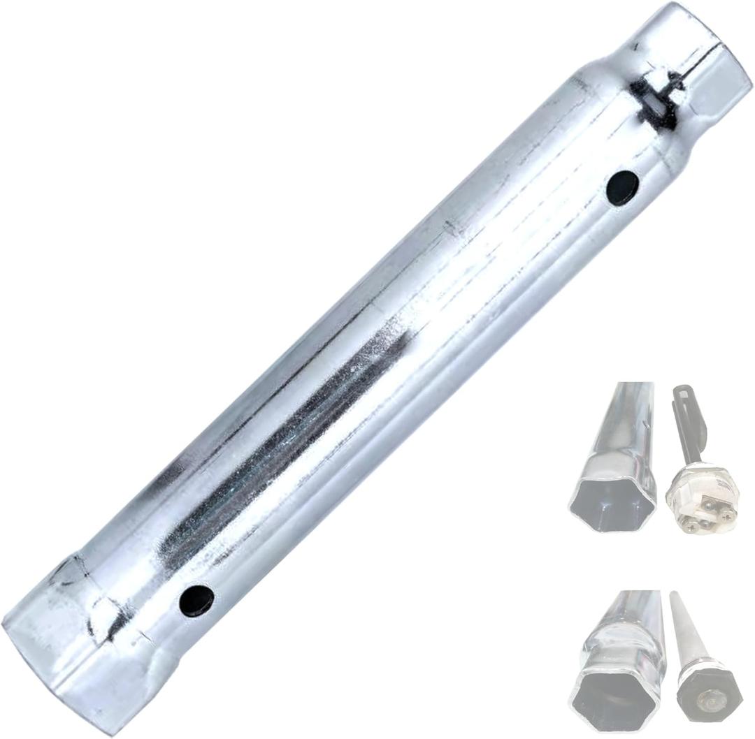 ONENESS 369 Rv Water Heater Anode Rod & Element Socket Wrench - 10" Dual Hex Extra Torque Removing the Most Stubborn Anode & water heater element - 1-1/16 in x 1-1/2 in x 10 in