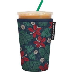 Sok It JavaSok Iced Coffee & Cold Soda Insulated Neoprene Cup Sleeve (Reyn Spooner Pahala, Medium: 22-28 oz)