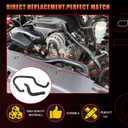 Engine Upper & Lower Radiator Coolant Hose, Coolant Water Pipe Compatible With Chevy GMC Cadillac Vehicle Silverado Escalade Avalanche Suburban Sierra Yukon 2007-2014 Replace# 22827731 22827735