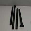 Black Shower Curtain Rod 28"-64.5", Never Rust Anti-Slip Adjustable Tension Curtain Rods No Drilling, Heavy Duty Spring Enlarged Diameter 1" Tension Rod for Bathroom/Closet/Room Divider