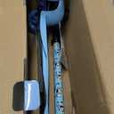 Self Balancing Kick Scooter with Light Up Wheels, Extra Wide Deck, 3 Wheel Platform, Foot Activated Brake, 75 lbs Limit, Kids & Toddlers Girls or Boys, for Ages 3 and Up (Bluey)