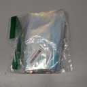 Iridescent Heart Balloons, 10 Pcs Transparent Rainbow Heart Shaped Balloon, 18 Inch Gradient Clear Foil Balloons for Engagement Brithday Baby Shower Wedding Valentines Mermaid Party Decorations