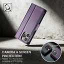 for iPhone 14 Pro Max Case Wallet with RFID Blocking Card Holder, PU Leather Kickstand Protective Flip Phone Cover Fit for iPhone 14 Pro Max 6.7", Purple