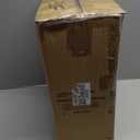 Fiqevs Upgrade Dimmable Floor Lamp, 3 Globe Mid Century Gold Modern Floor Lamps for Living Room with Orb Frosted Glass Shade and 3 LED Bulbs, Standing Tall Lamp for Bedrooms, Office - Antique Brass