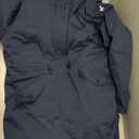 Orolay Women's Thicken Fleece Lined Parka Winter Coat Hooded Jacket with Pockets (Medium, Navy)