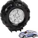 Tire Launch Race Car, Hinged Case with Mini Vehicle, Color Box Packaging - 1 Count
