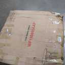 YOPTO 5 Pieces Dining Table Set with 42" Round Kitchen Desk, Wooden Living Room Furniture W/ 4 Upholstered Chairs, for Restaurant, Home Bistro, Espresso