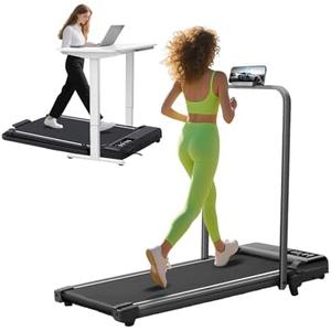 Amazon.com : Walking Pad with Incline and Handle Bar, 3.0HP Portable Electric Walking Pads Treadmill with Handles for Home Small Spaces, 0.6-6.2 MPH Compact Small Under The Desk Treadmills Home, 320LBS Capacity : Sports & Outdoors