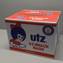 Utz Salt & Vinegar 1 oz. Bags, 42 Count Crispy Fresh Potato Chips, Crunchy Individual Snacks to Go, Cholesterol, Trans-Fat & Gluten Free, Best By: 10/27/2025